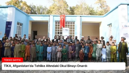 TİKA, Afganistan’da Tehlike Altındaki Okul Binayı Onardı