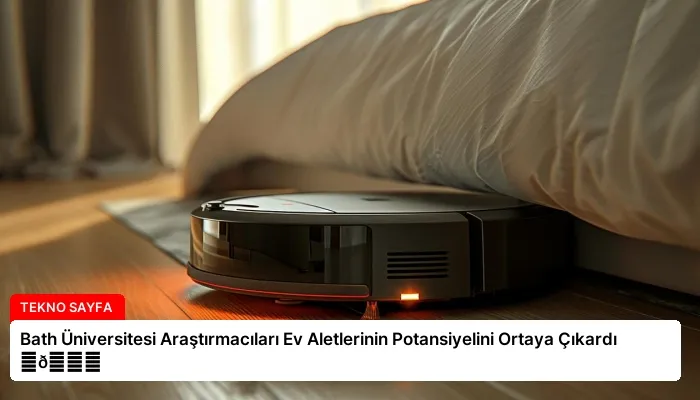 Bath Üniversitesi Araştırmacıları Ev Aletlerinin Potansiyelini Ortaya Çıkardı ⏬👇