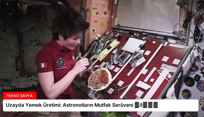 Uzayda Yemek Üretimi: Astronotların Mutfak Serüveni ⏬👇