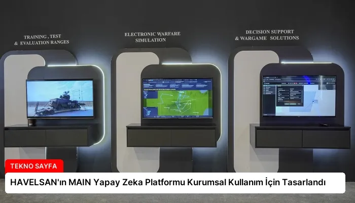 HAVELSAN’ın MAIN Yapay Zeka Platformu Kurumsal Kullanım İçin Tasarlandı