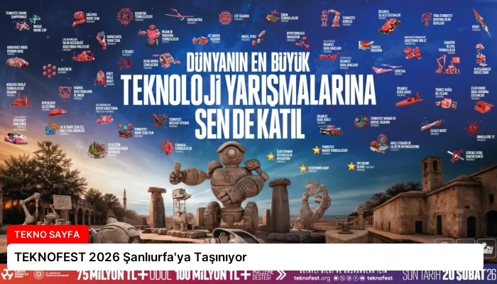 TEKNOFEST 2026 Şanlıurfa’ya Taşınıyor