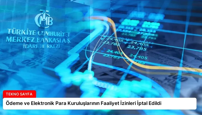 Ödeme ve Elektronik Para Kuruluşlarının Faaliyet İzinleri İptal Edildi
