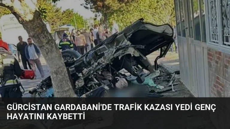 Gürcistan Gardabani’de Trafik Kazası Yedi Genç Hayatını Kaybetti