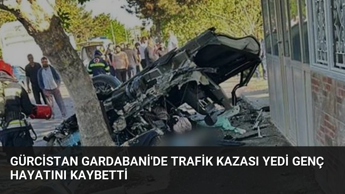 Gürcistan Gardabani’de Trafik Kazası Yedi Genç Hayatını Kaybetti