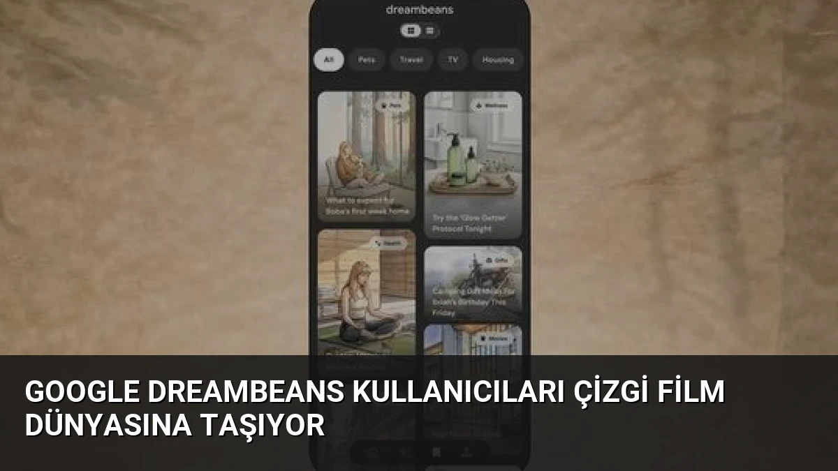 Google Dreambeans Kullanıcıları Çizgi Film Dünyasına Taşıyor