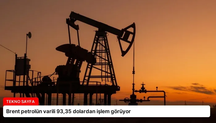 Brent petrolün varili 93,35 dolardan işlem görüyor