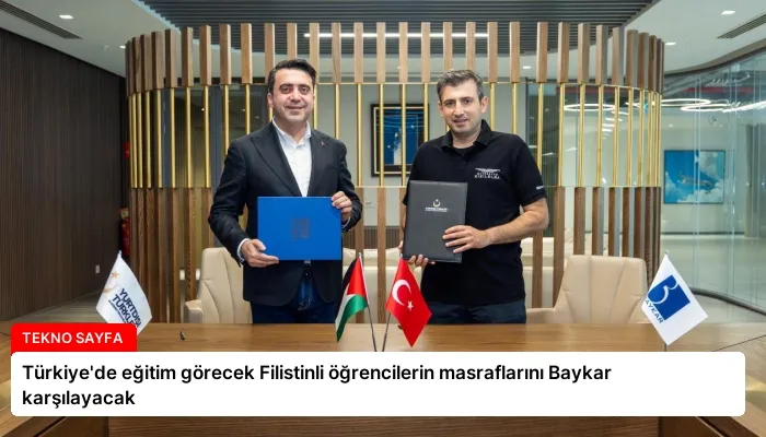 Türkiye’de eğitim görecek Filistinli öğrencilerin masraflarını Baykar karşılayacak