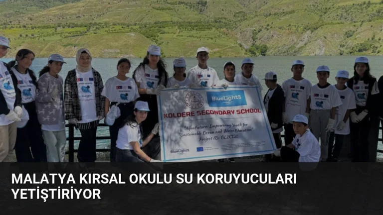 Malatya Kırsal Okulu Su Koruyucuları Yetiştiriyor