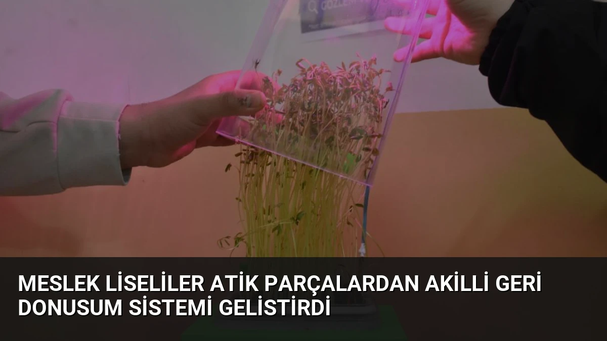 Meslek Liseliler Atik Parçalardan Akilli Geri Donusum Sistemi Gelistirdi