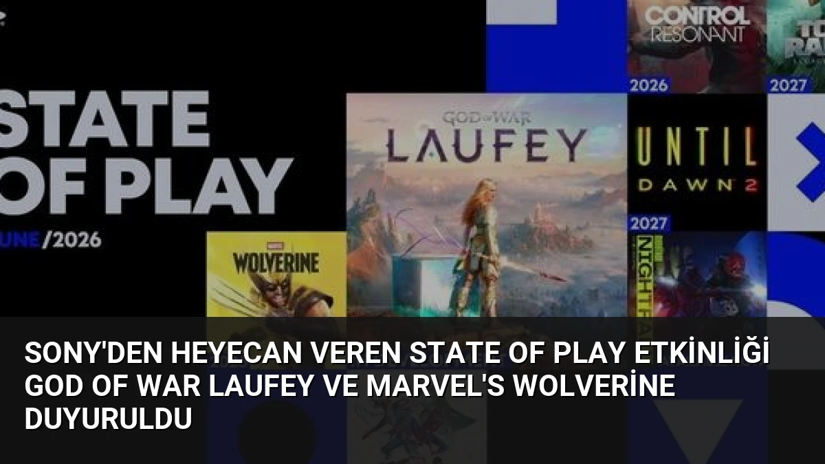 Sony’den Heyecan Veren State of Play Etkinliği God of War Laufey ve Marvel’s Wolverine Duyuruldu