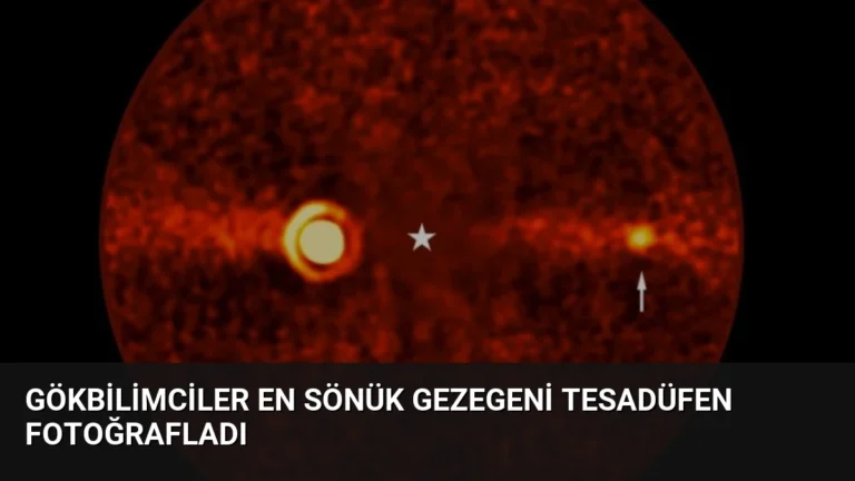 Gökbilimciler en sönük gezegeni tesadüfen fotoğrafladı
