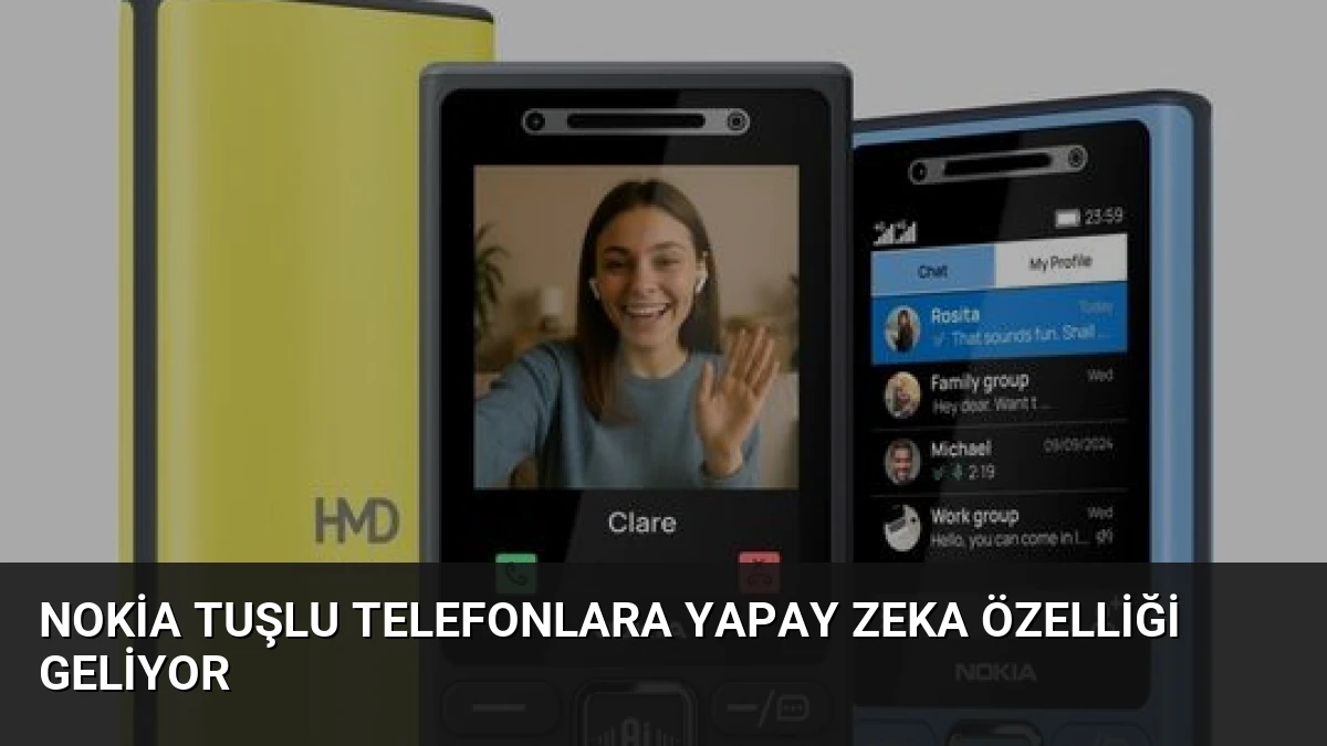 Nokia Tuşlu Telefonlara Yapay Zeka Özelliği Geliyor