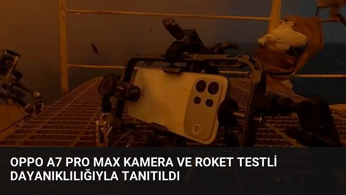 Oppo A7 Pro Max Kamera ve Roket Testli Dayanıklılığıyla Tanıtıldı