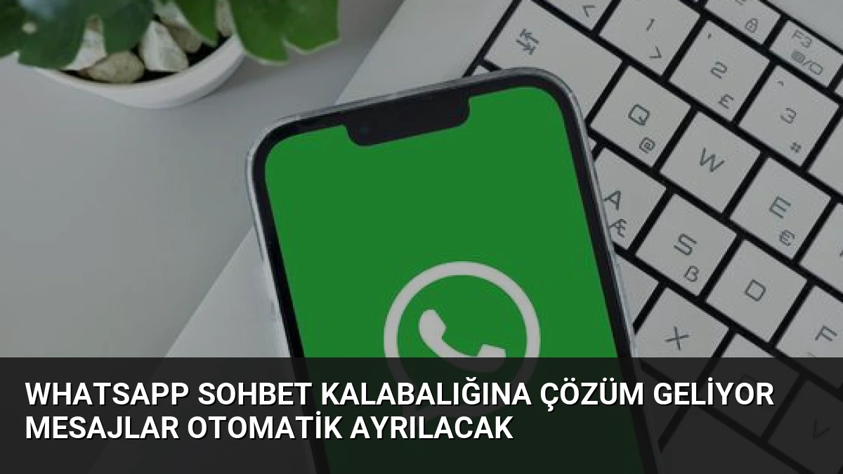 WhatsApp Sohbet Kalabalığına Çözüm Geliyor Mesajlar Otomatik Ayrılacak