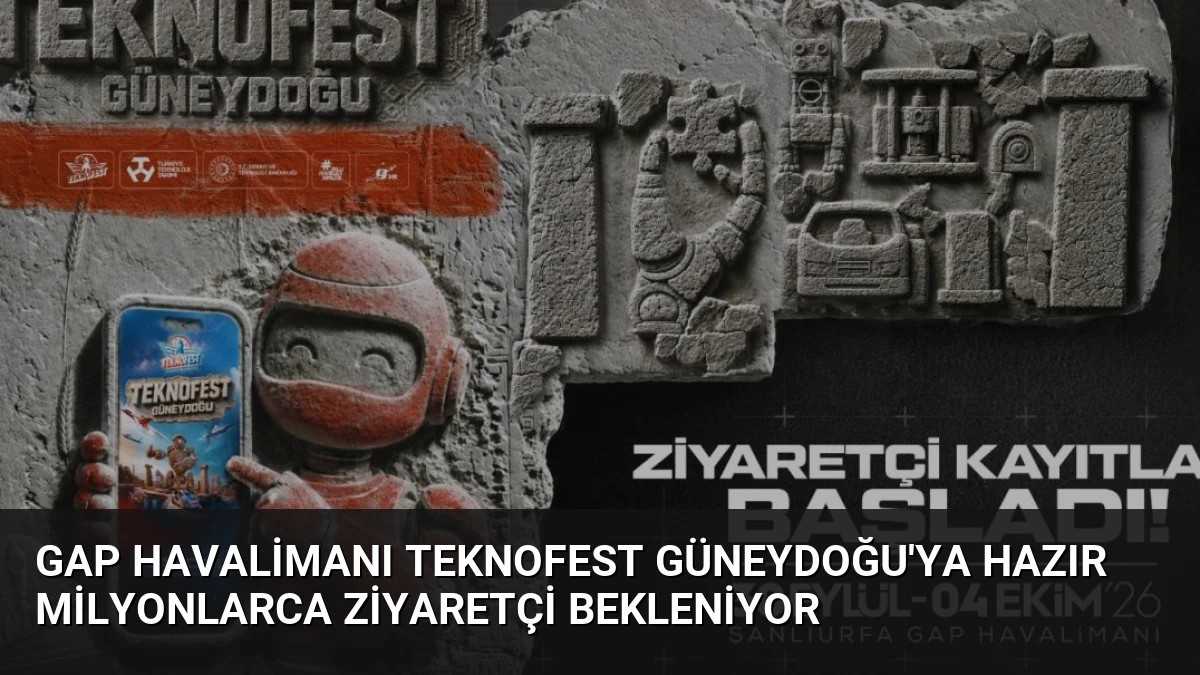 GAP Havalimanı TEKNOFEST Güneydoğu’ya Hazır Milyonlarca Ziyaretçi Bekleniyor