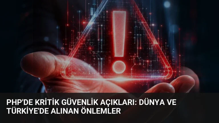 PHP’de Kritik Güvenlik Açıkları: Dünya ve Türkiye’de Alınan Önlemler