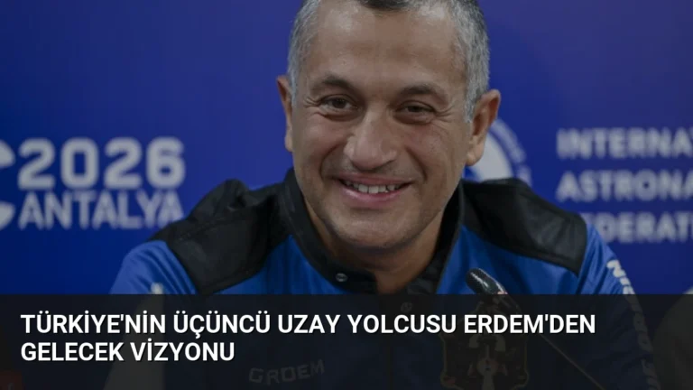 Türkiye’nin Üçüncü Uzay Yolcusu Erdem’den Gelecek Vizyonu
